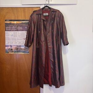 Vintage Aquascutum London Multicolor Trench Coat